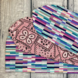Lilac and Teal Tiles