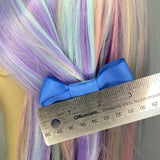 Periwinkle Grosgrain Bow Clip