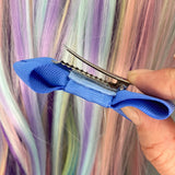 Periwinkle Grosgrain Bow Clip