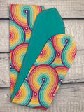 Vintage Rainbow Swirl
