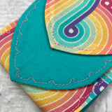 Vintage Rainbow Swirl