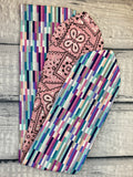 Lilac and Teal Tiles