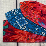 Electric Red Floral