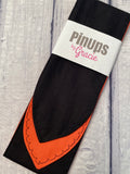 Black & Papaya Solid