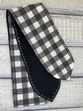 Black and White Buffalo Plaid