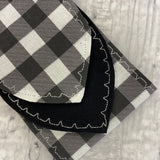 Black and White Buffalo Plaid