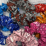 Cowgirl Bandana Scrunchie