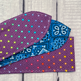 Rainbow Hexagon - Purple