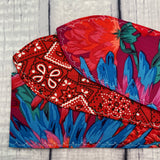 Electric Red Floral
