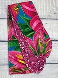 Pink Tropical Lily Flower Headband