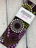 Chocolate & Polka Dots Geometric Headband