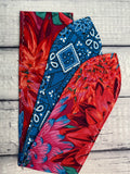 Electric Red Floral