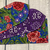 Denim Floral Headband