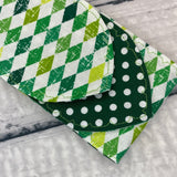 Lucky Green Harlequin Diamonds PinUps by Gracie