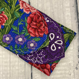 Denim Floral Headband