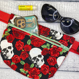 Skull & Roses Fanny Pack