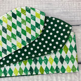 Lucky Green Harlequin Diamonds PinUps by Gracie