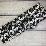 Zen Kitty Print Stretch Wrap Headband