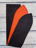Black & Papaya Solid