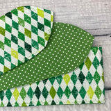Lucky Green Harlequin Diamonds PinUps by Gracie