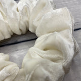 Winter White Velvet Fun-chies by Gracie