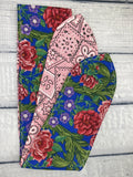 Denim Floral Headband