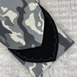 Grey Camo Print