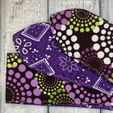 Chocolate & Polka Dots Geometric Headband