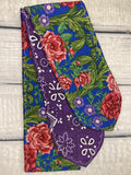 Denim Floral Headband