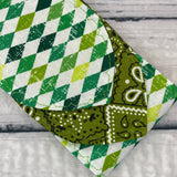 Lucky Green Harlequin Diamonds PinUps by Gracie