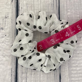Whisper White Chiffon Midi Polka Dot Fun-chies by Gracie