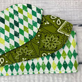 Lucky Green Harlequin Diamonds PinUps by Gracie