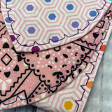 Rainbow Hexagon - Pink