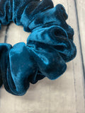 Teal Jewel Tone Velvet Fun-chies by Gracie