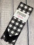 Black and White Buffalo Plaid