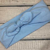 Baby Blue Stretch Wrap Headband