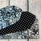 Water Drops in the Shallows - Grey Blue