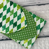 Lucky Green Harlequin Diamonds PinUps by Gracie