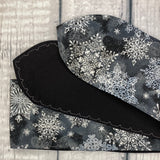 Silver Sparkling Snowflakes