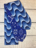 Powder & Blue Swirl PinUps by Gracie Headband