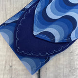 Powder & Blue Swirl PinUps by Gracie Headband