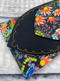 Hidden Garden After Dark Floral Headband