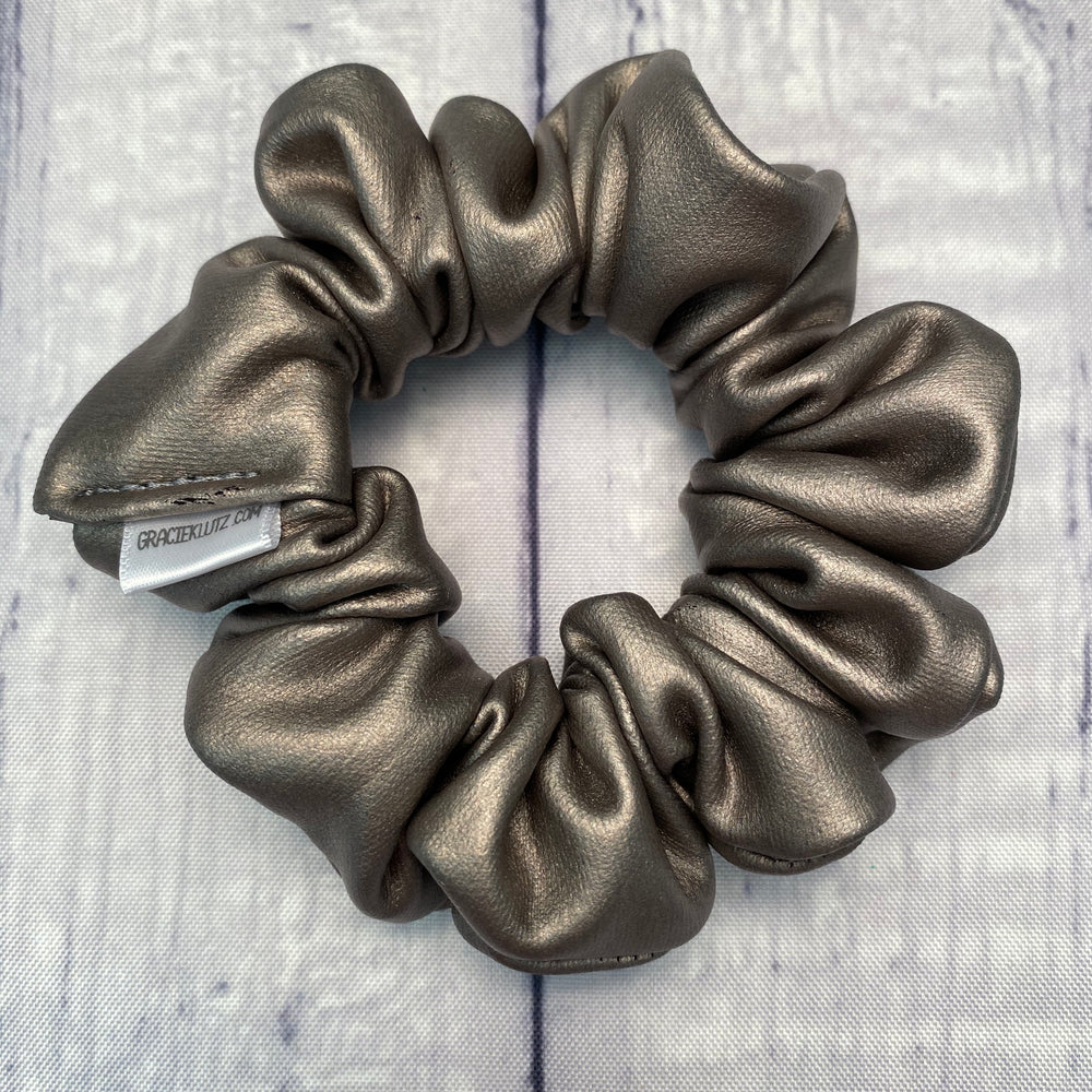 Pewter Pleather Fun-chies by Gracie