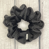 Ultra Soft Ribbed Velour - Black Fun-chies by Gracie