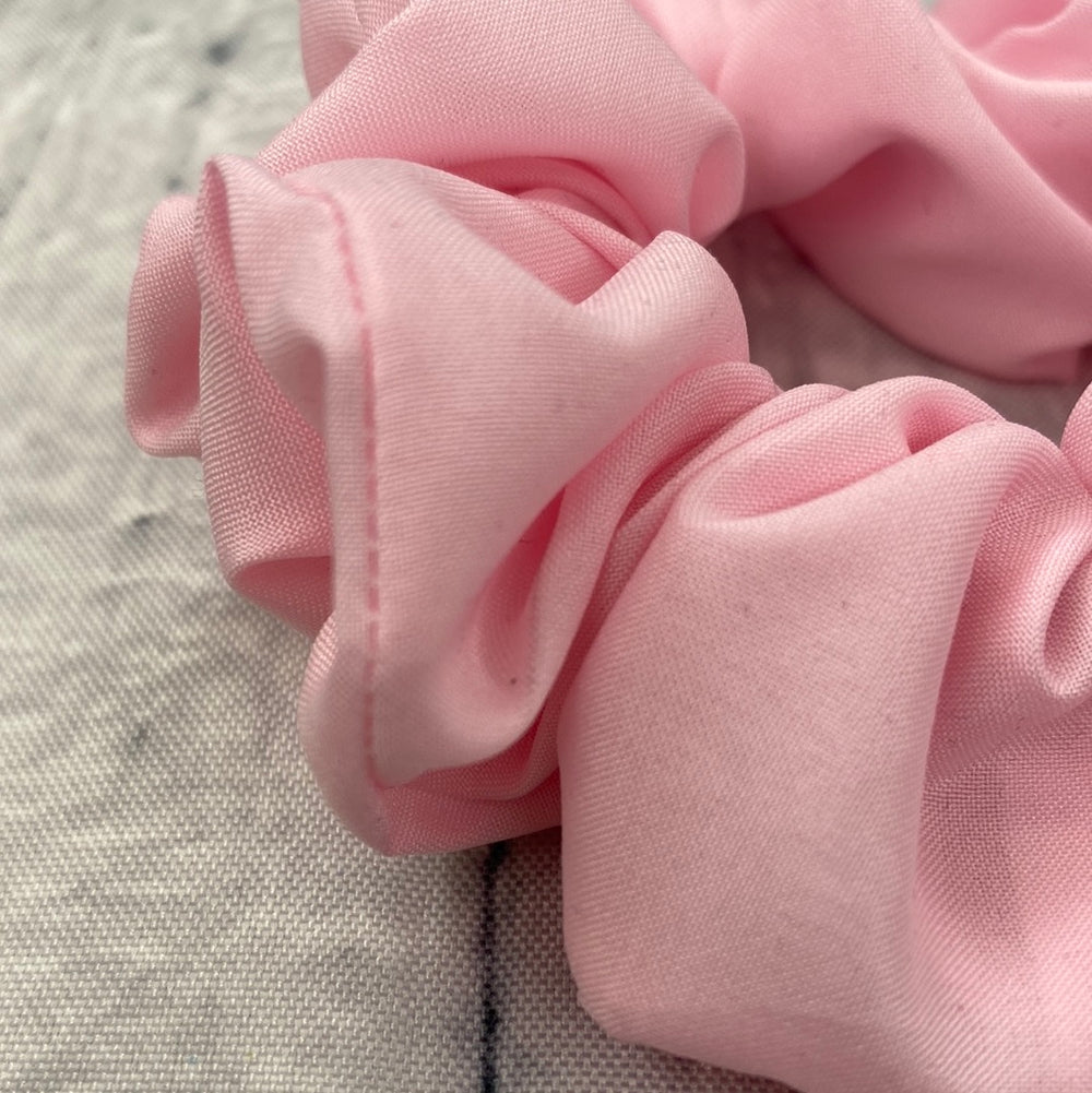 Silky Pink Fun-chie Scrunchie by Gracie