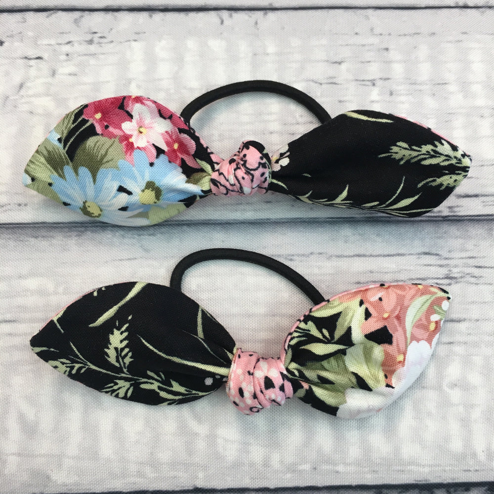 Vintage Floral Itty Bitty Matching Bows