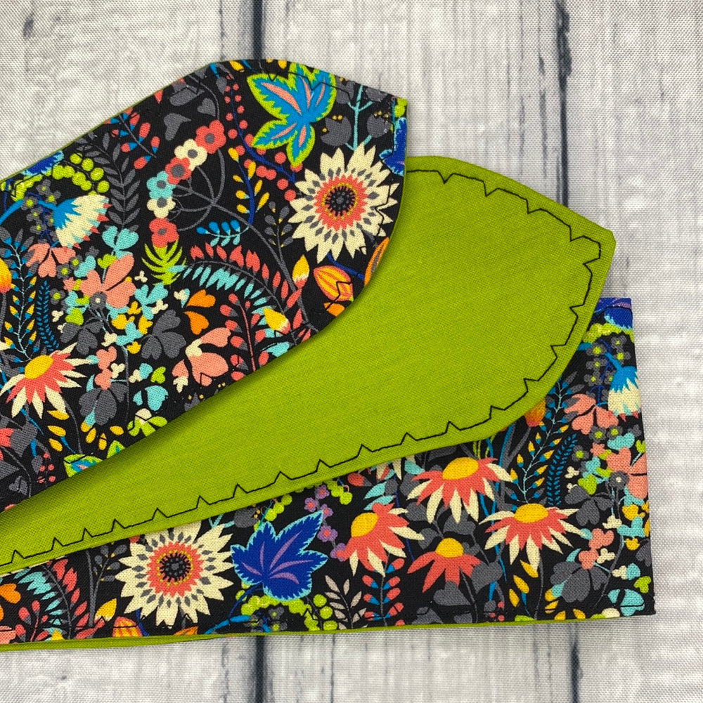 Hidden Garden After Dark Floral Headband