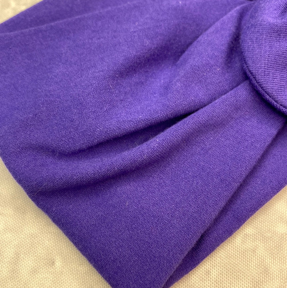 Purple Stretch Wrap Headband