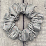 Silver Iridescent Metallic Fun-chies by Gracie