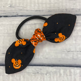 Mickey Pumpkin Itty Bitty Single Bow